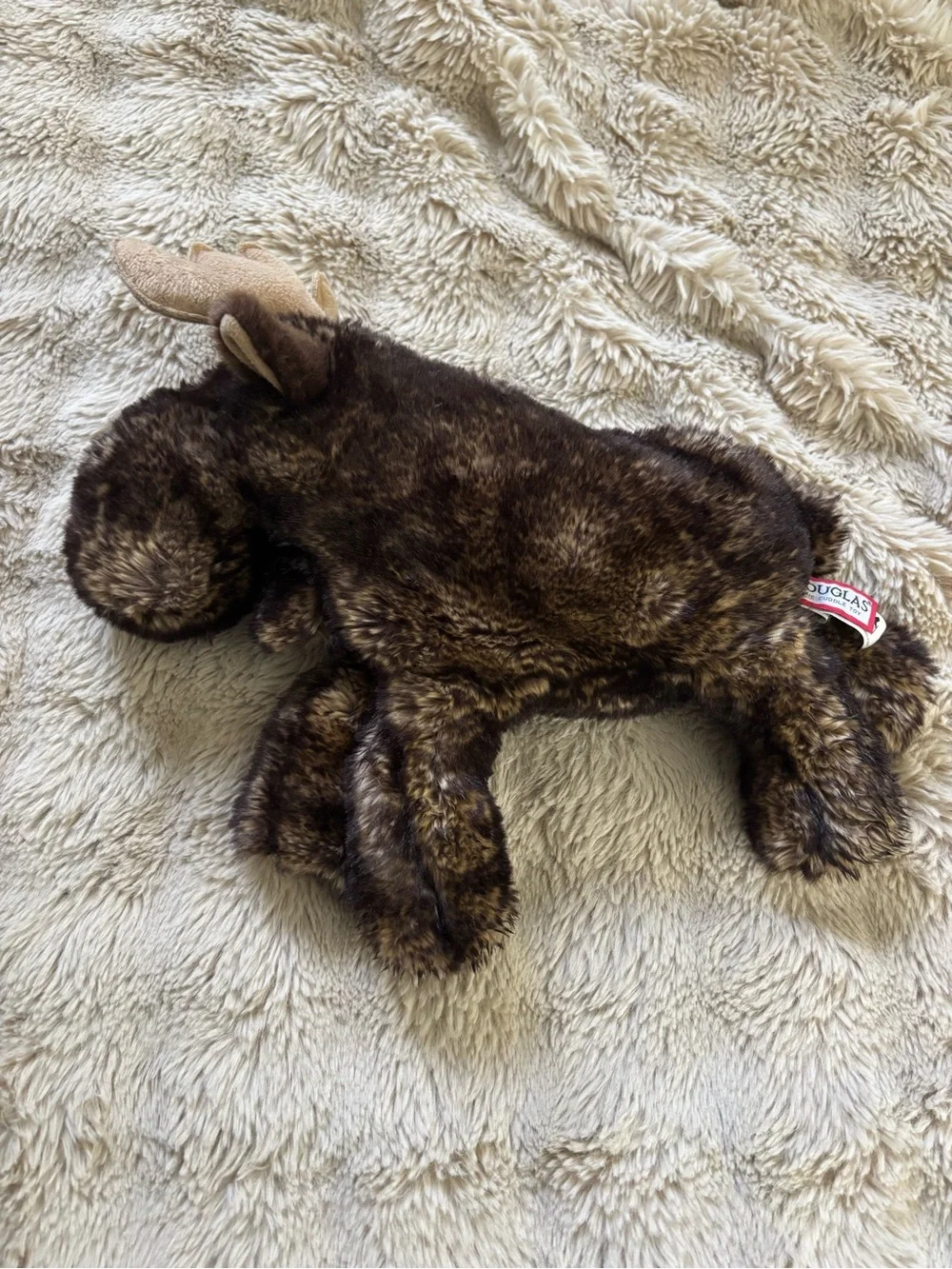 Douglas the Cuddle Toy Plush Brown Moose Stuffed Animal - Soft Cozy Toy